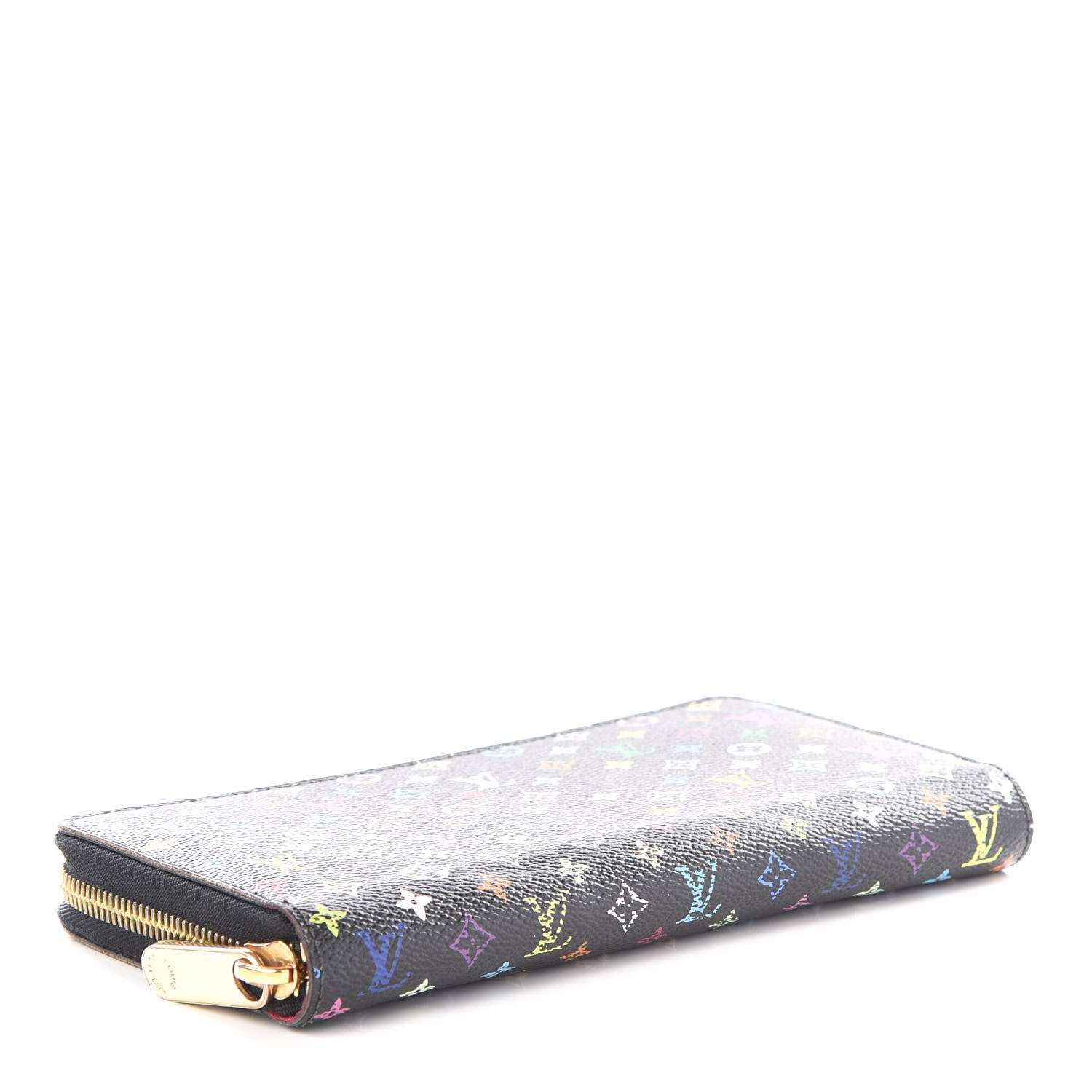 Louis Vuitton Monogram Multicolor Zippy Wallet Black Grenade 3 of 10