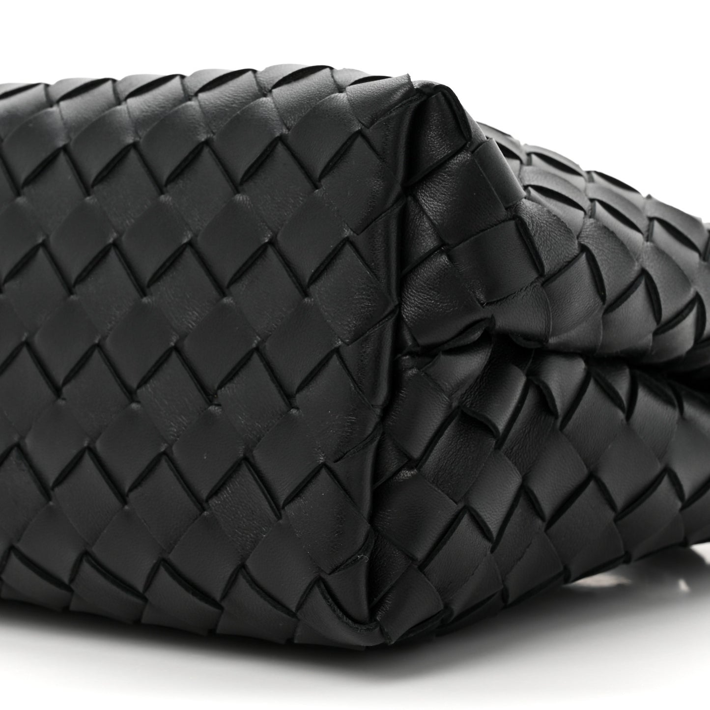 Nappa Intrecciato Small Andiamo Shoulder Bag Black