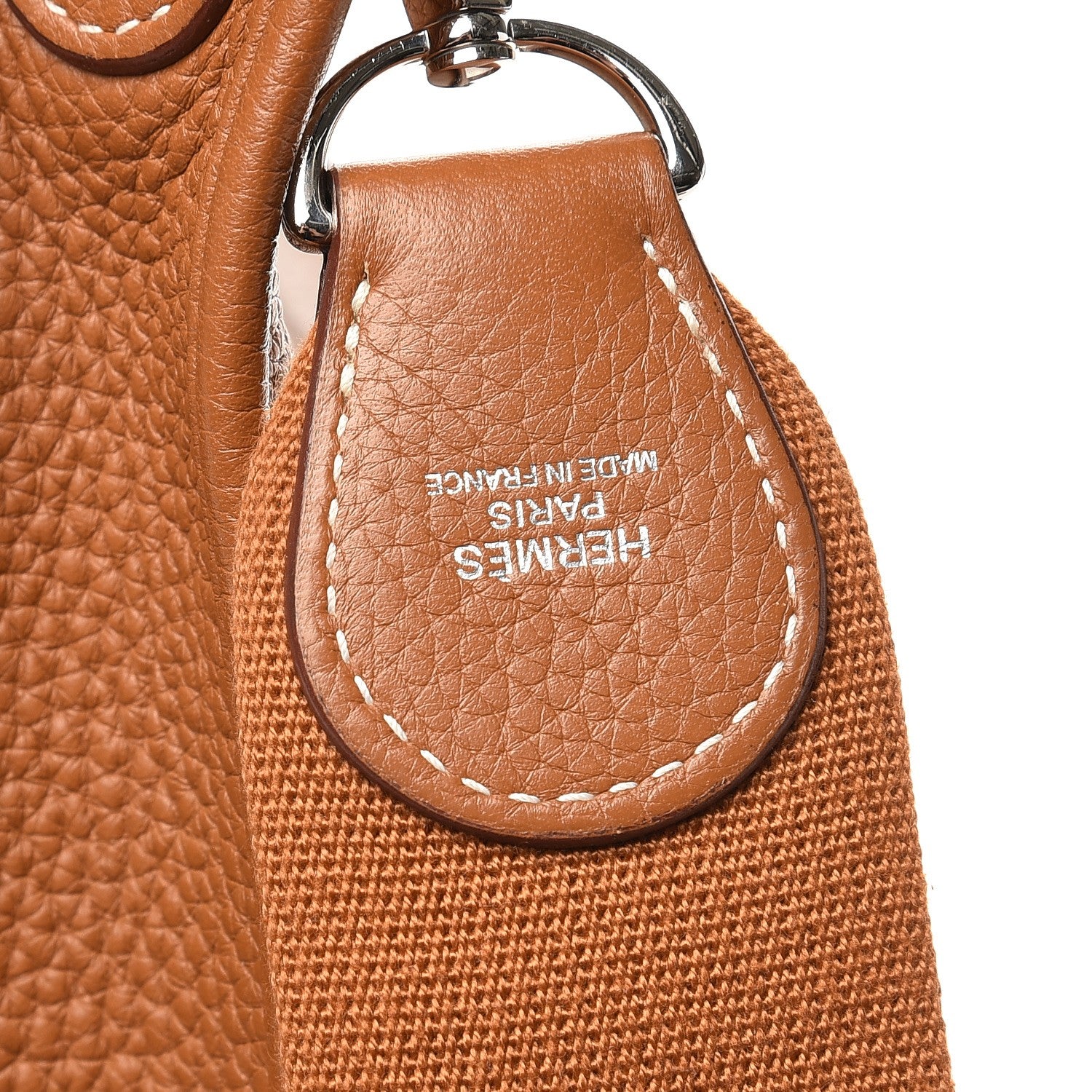 Hermes Taurillon Clemence Evelyne III PM Gold 8 of 9
