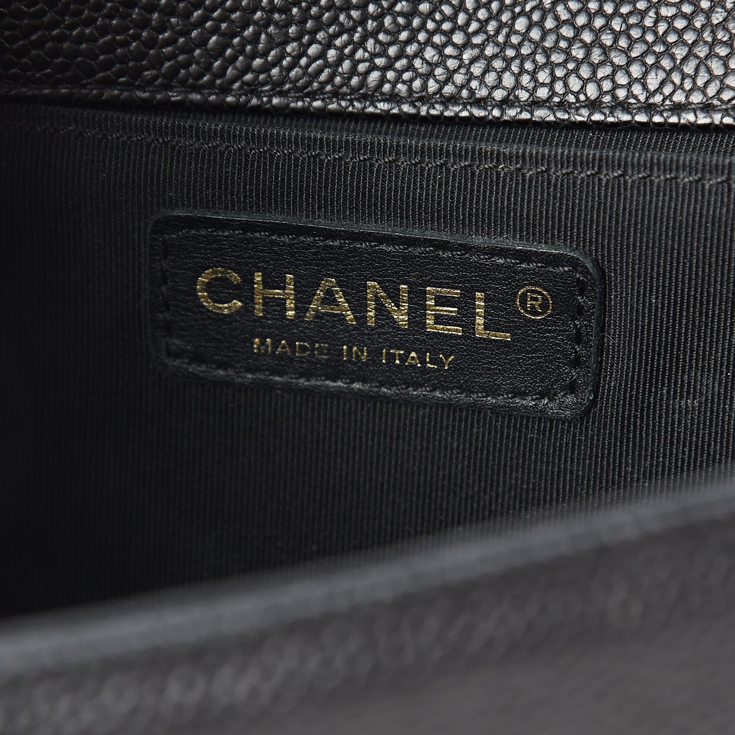Chanel Caviar Quilted Medium Boy Flap Black 5 of 9