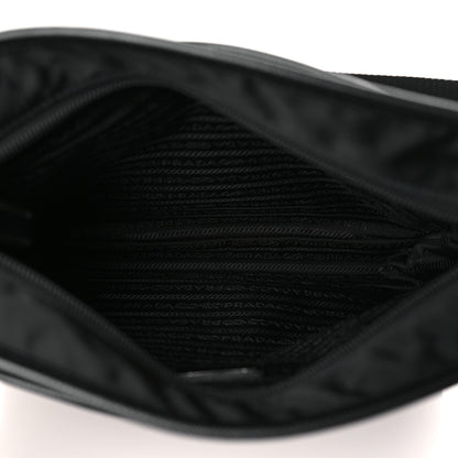 Prada Tessuto Nylon Saffiano Messenger Bag Black 5 of 8