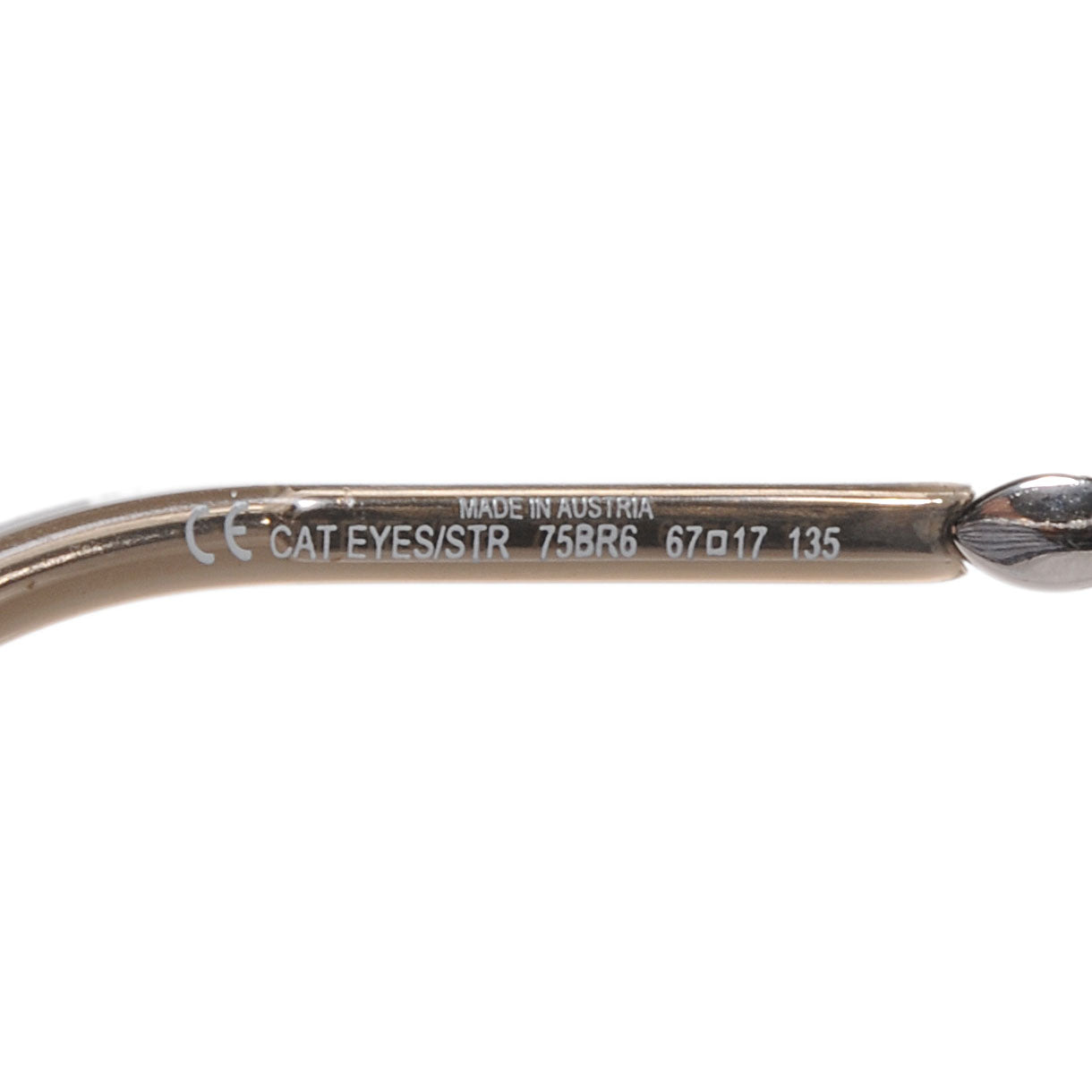 Louis Vuitton Swarovski Crystal Fleur Cat Eye Sunglasses 3 of 5