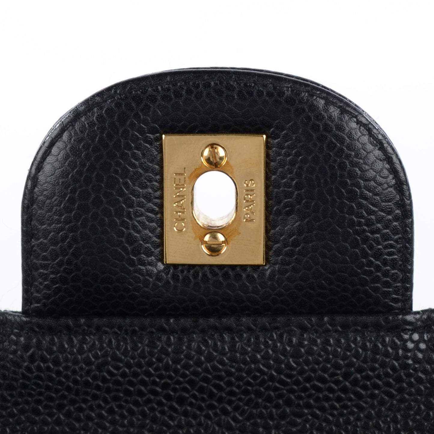 Caviar Quilted Jumbo Single Flap Black
