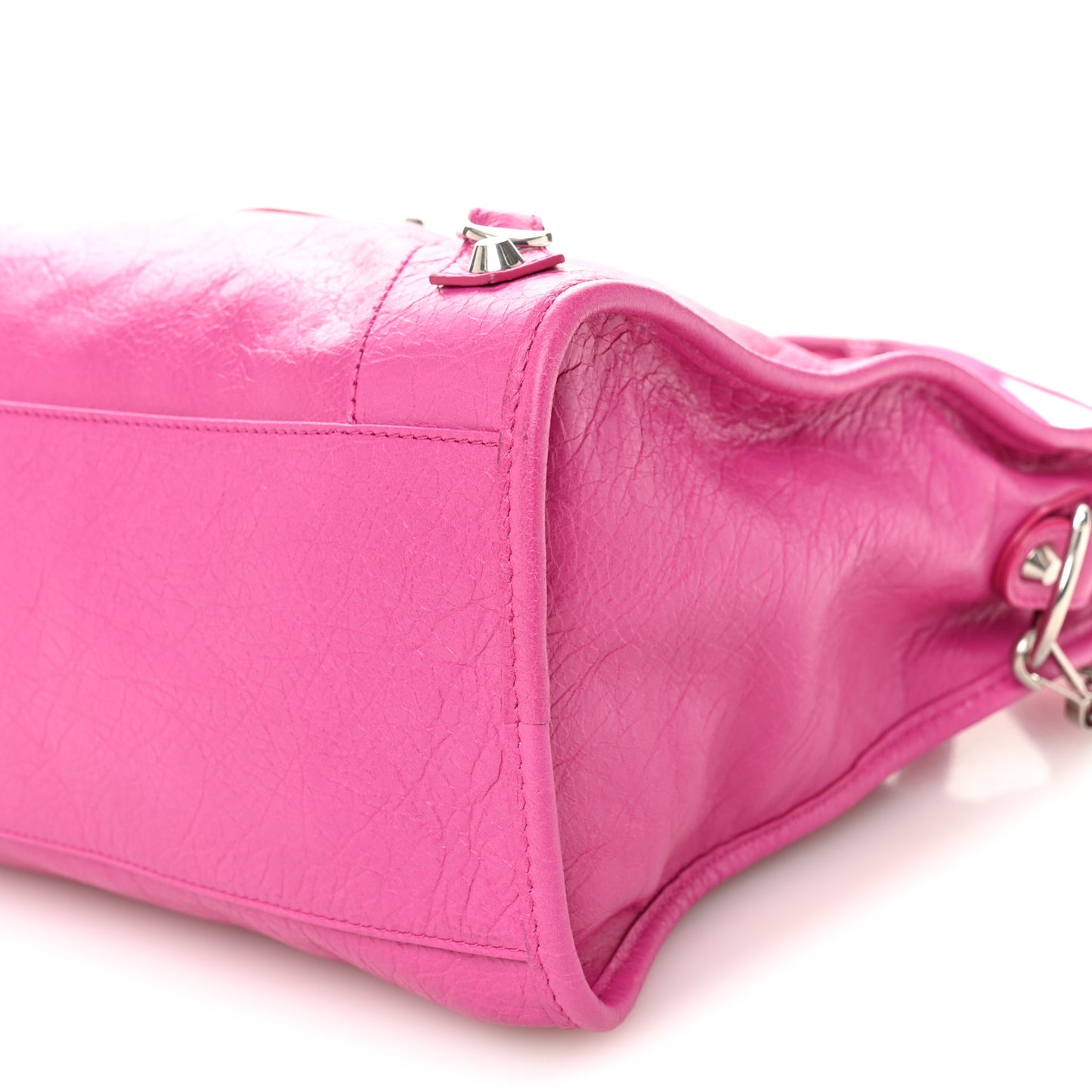 Agneau Classic Hardware Medium Le City Rose Magenta