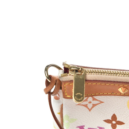 Louis Vuitton Monogram Multicolor Pochette Accessories White 9 of 11