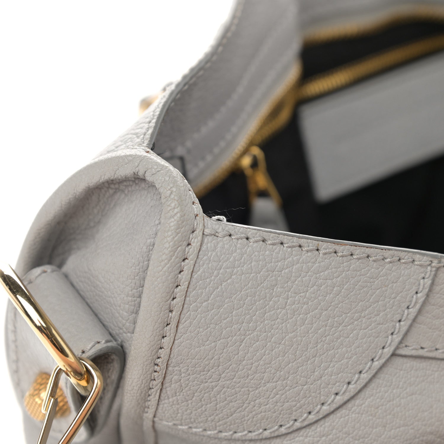 Balenciaga Chevre Giant 12 Gold Hardware City Gris Glace 16 of 17