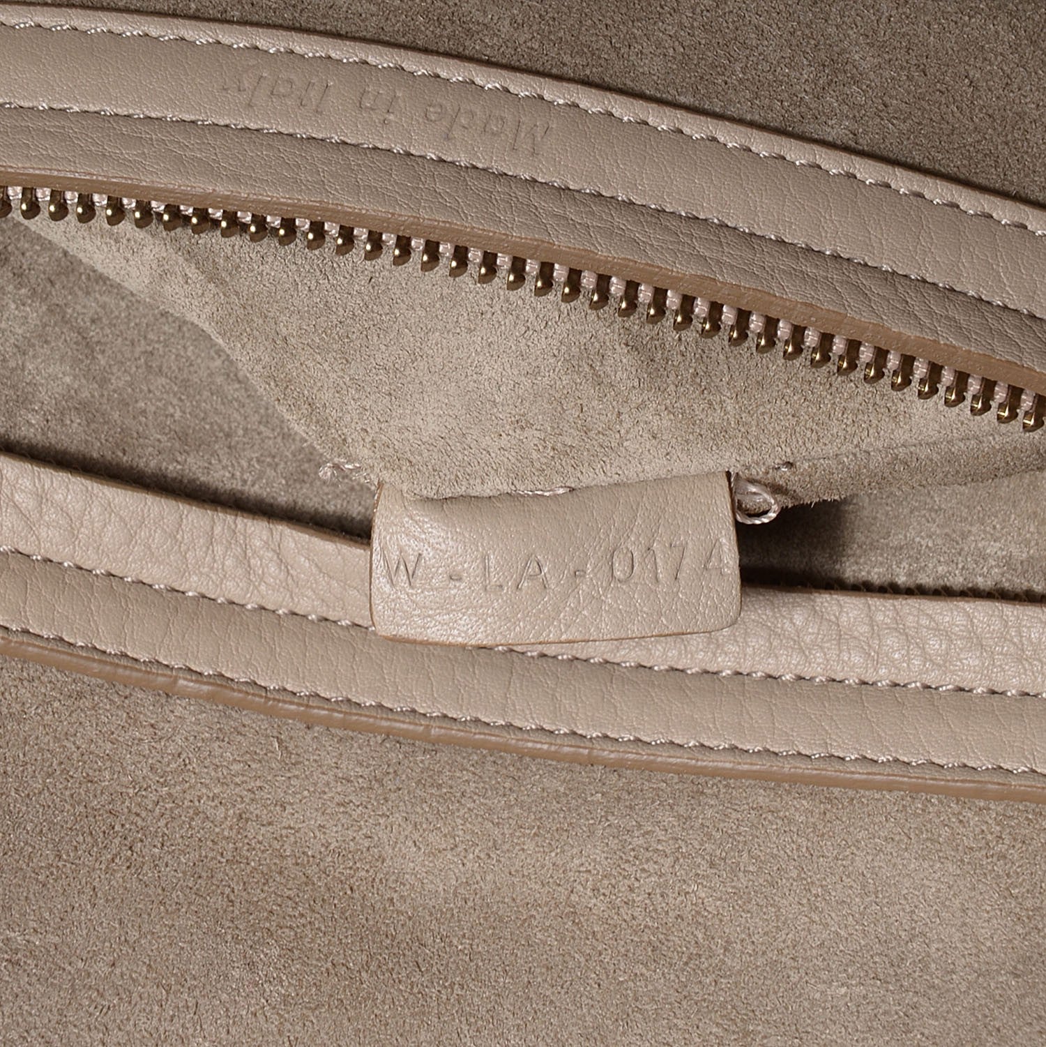 Celine Supple Calfskin Medium Phantom Luggage Beige 7 of 7