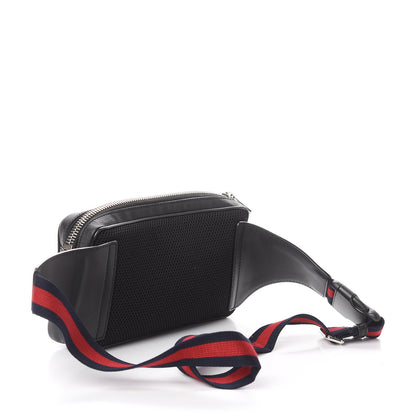 Gucci Soft GG Supreme Monogram Web Belt Bag Black Grey 2 of 8