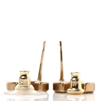 Chanel Crystal CC Earrings Gold 3 of 4