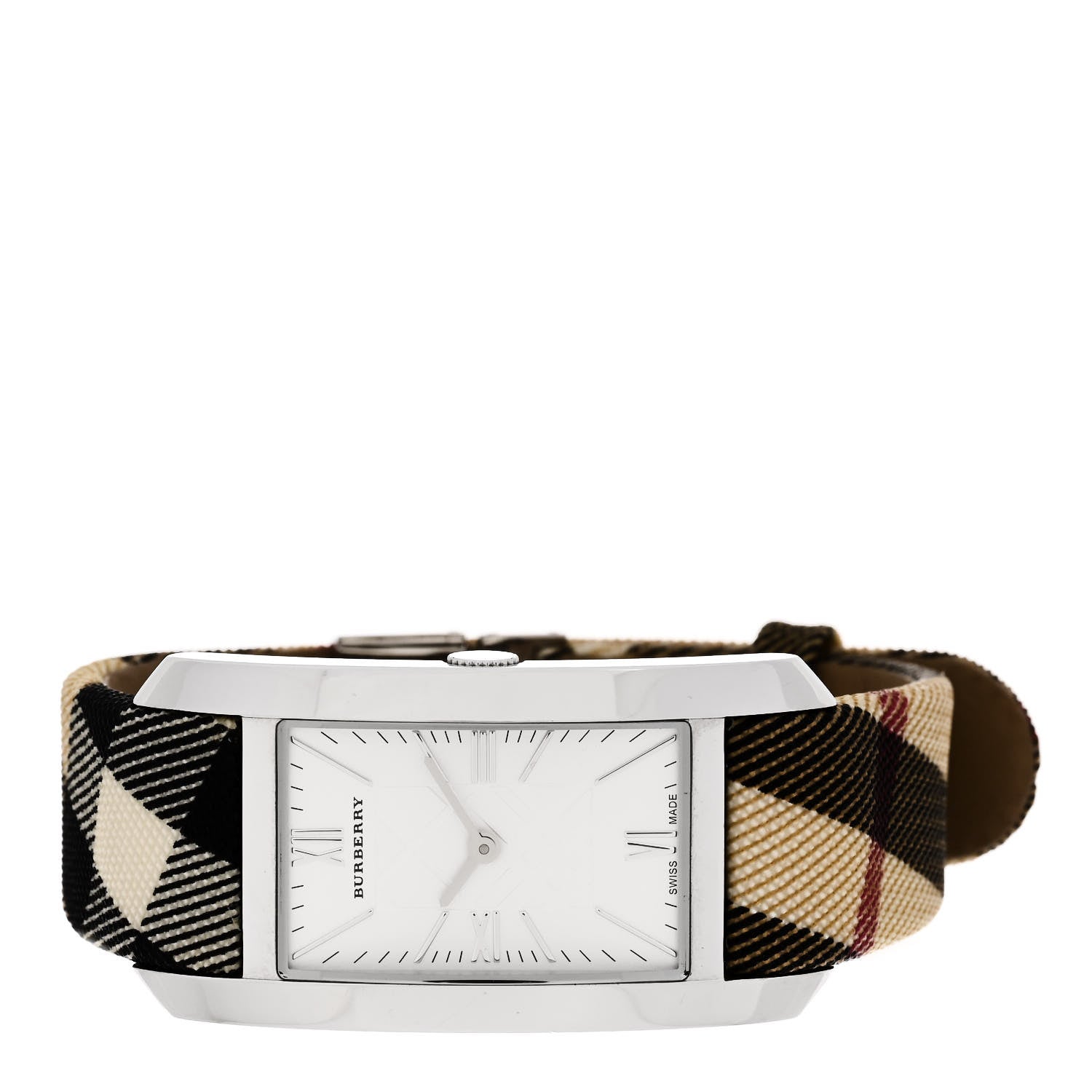 Burberry Stainless Steel Calfskin 25mm Heritage Nova Check Quartz Watch BU1076 2 of 6