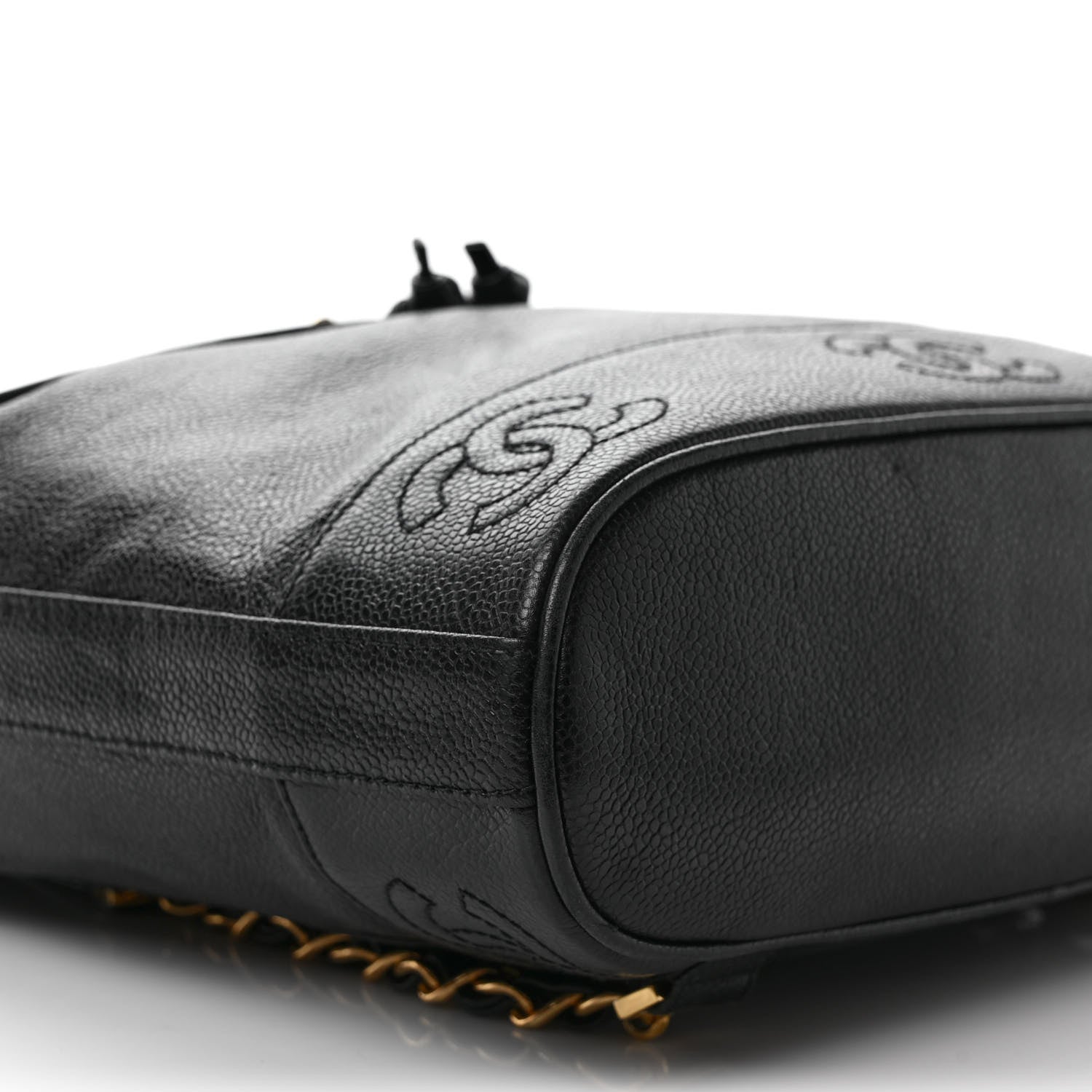 Chanel Caviar CC Backpack Black 7 of 8