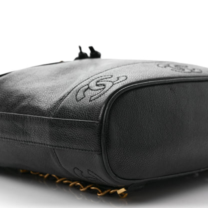 Chanel Caviar CC Backpack Black 7 of 8
