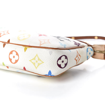 Louis Vuitton Monogram Multicolor Pochette Accessories White 6 of 20