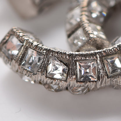 Chanel Baguette Crystal Pearl CC Bracelet Silver 8 of 8
