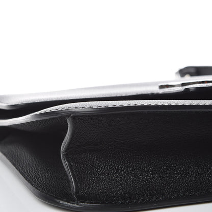 Alexander McQueen Grained Calfskin Medium Insignia Flap Black 9 of 10