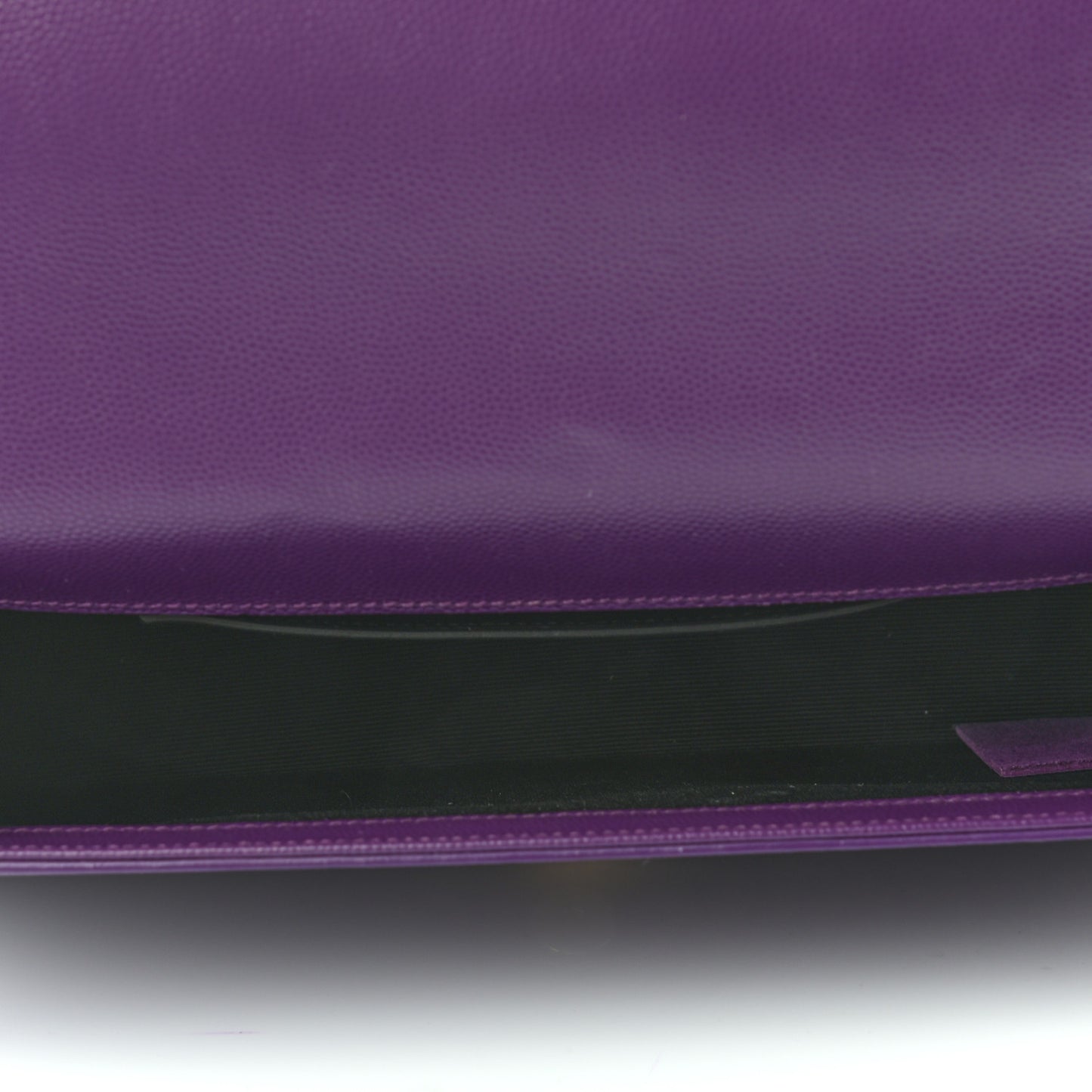 Grain De Poudre Classic Monogram Cassandre Clutch Purple