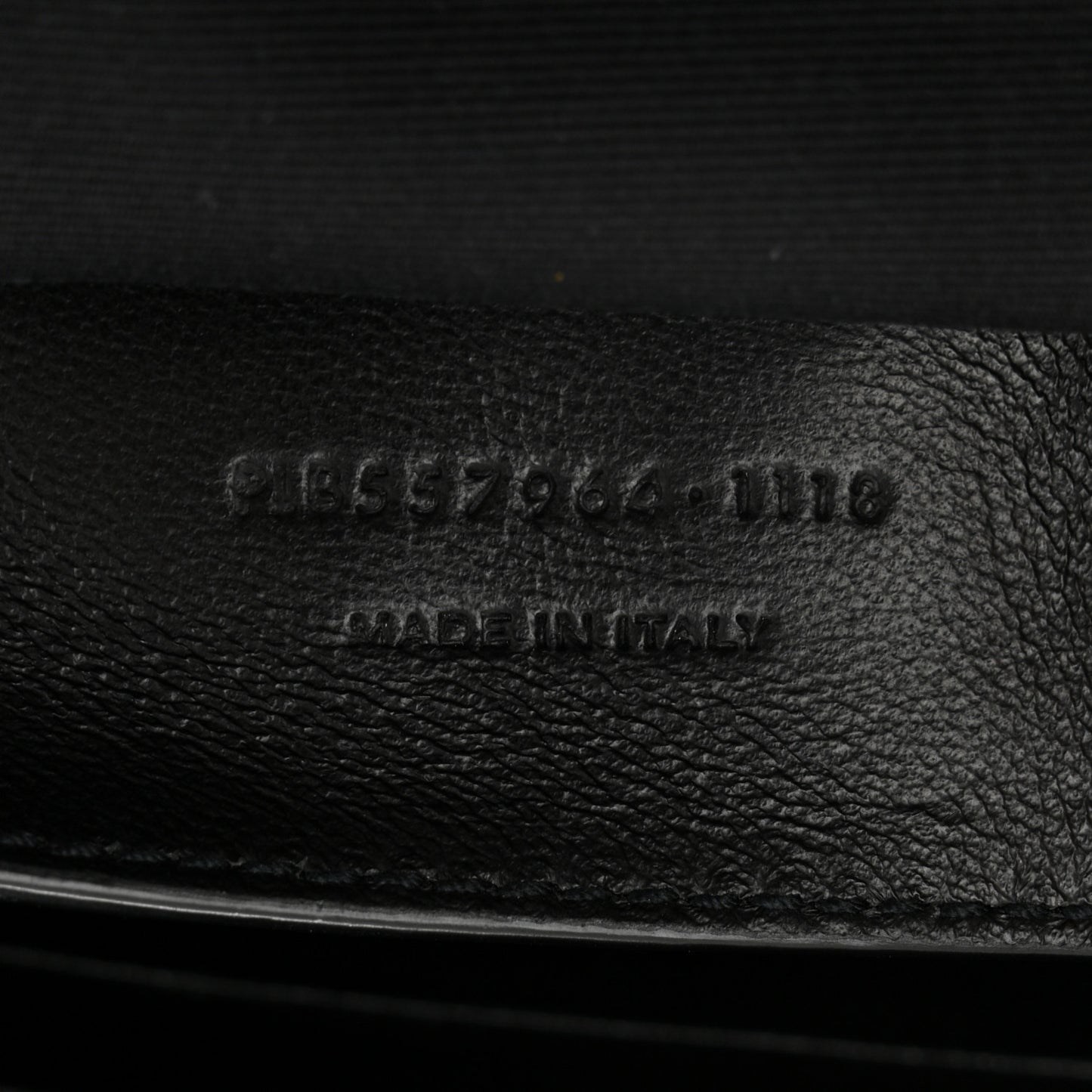 Lambskin Subway Belt Bag Black