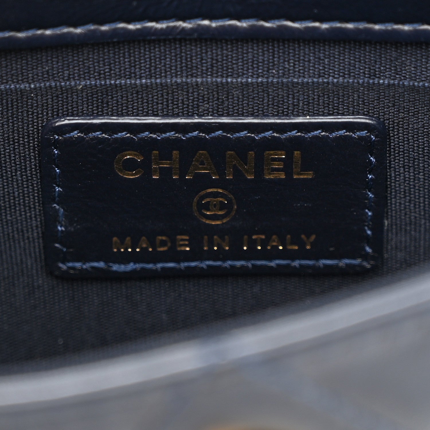 Chanel Shiny Lambskin Quilted Extra Mini Flap Navy Blue 6 of 10