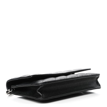 Chanel Caviar Quilted Wallet On Chain WOC Black 3 of 4