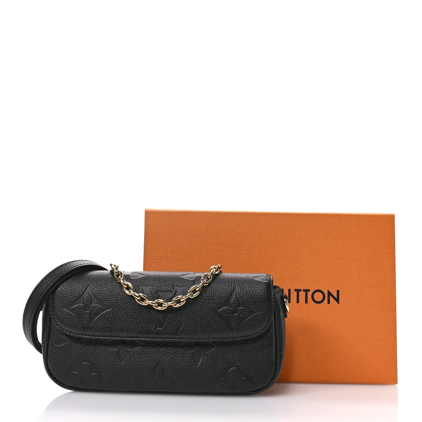 Empreinte Monogram Giant Ivy Wallet On Chain Black