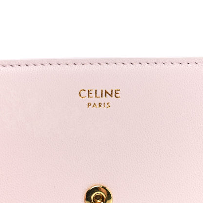 Celine Shiny Smooth Lambskin Small Triomphe Wallet Vintage Pink 6 of 10
