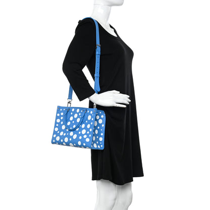 Louis Vuitton LV X YK Empreinte Monogram Giant Onthego PM Blue White 2 of 9