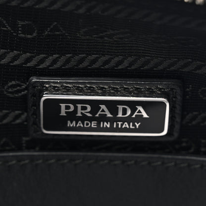 Prada Grace Lux Triangle Shoulder Bag Black 6 of 10