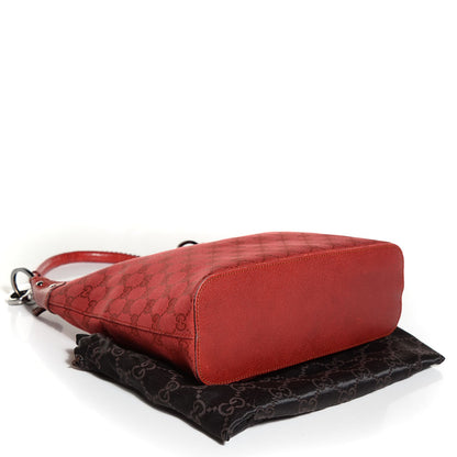 Gucci Monogram Shoulder Bag Red 4 of 7