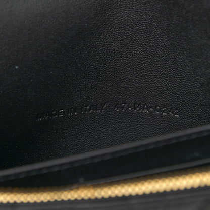 Christian Dior Supple Calfskin Caro Pouch with Chain Black 7 of 11