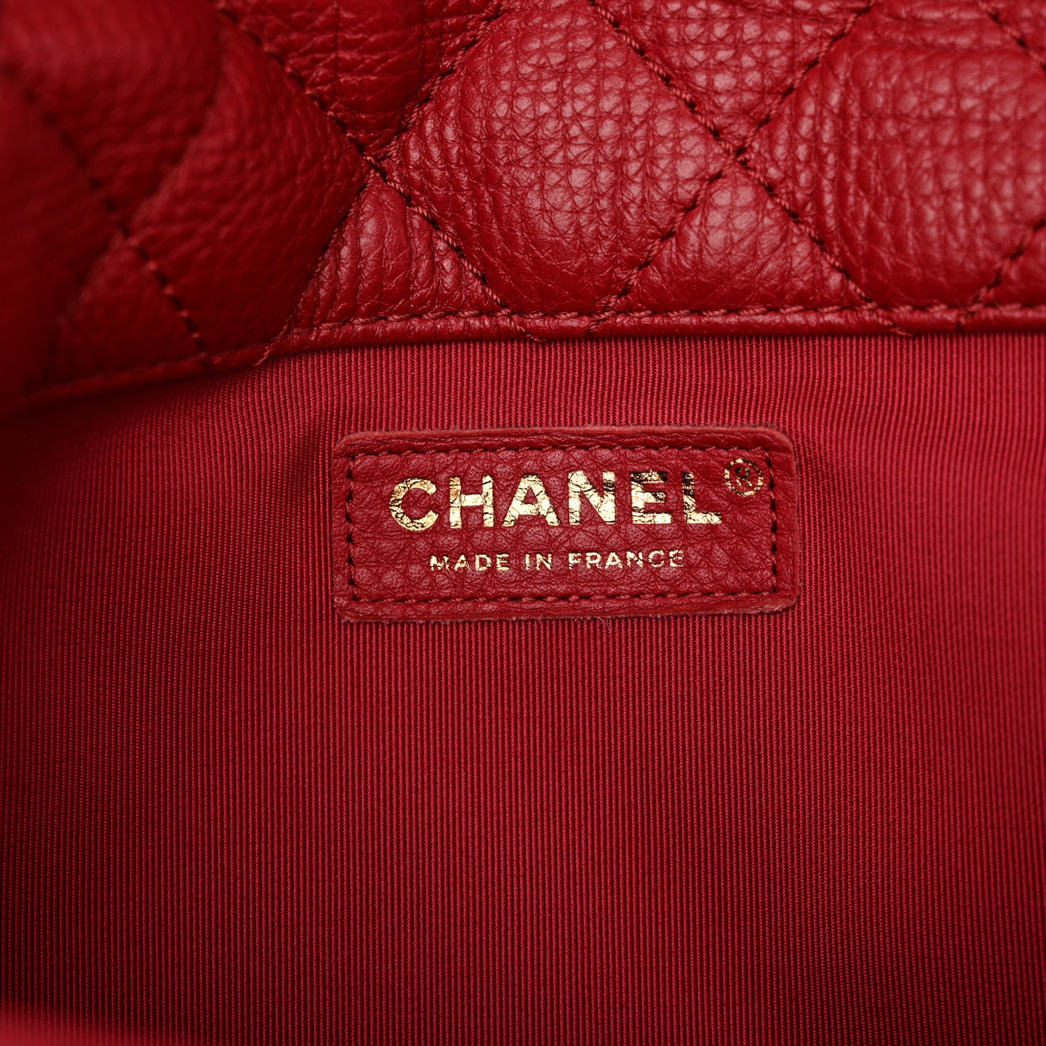 Chanel Calfskin Quilted XXL Travel Flap Bag Red 6 of 14