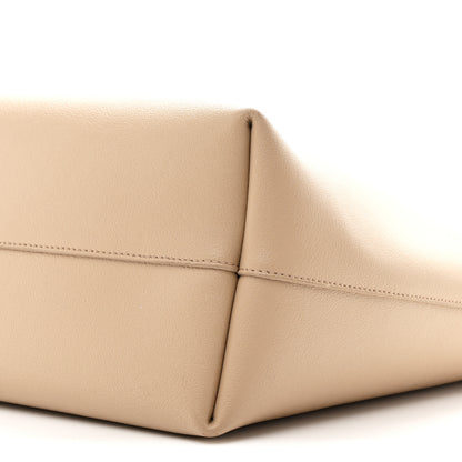 Saint Laurent Calfskin Large Shopping Tote Dark Beige 10 of 10