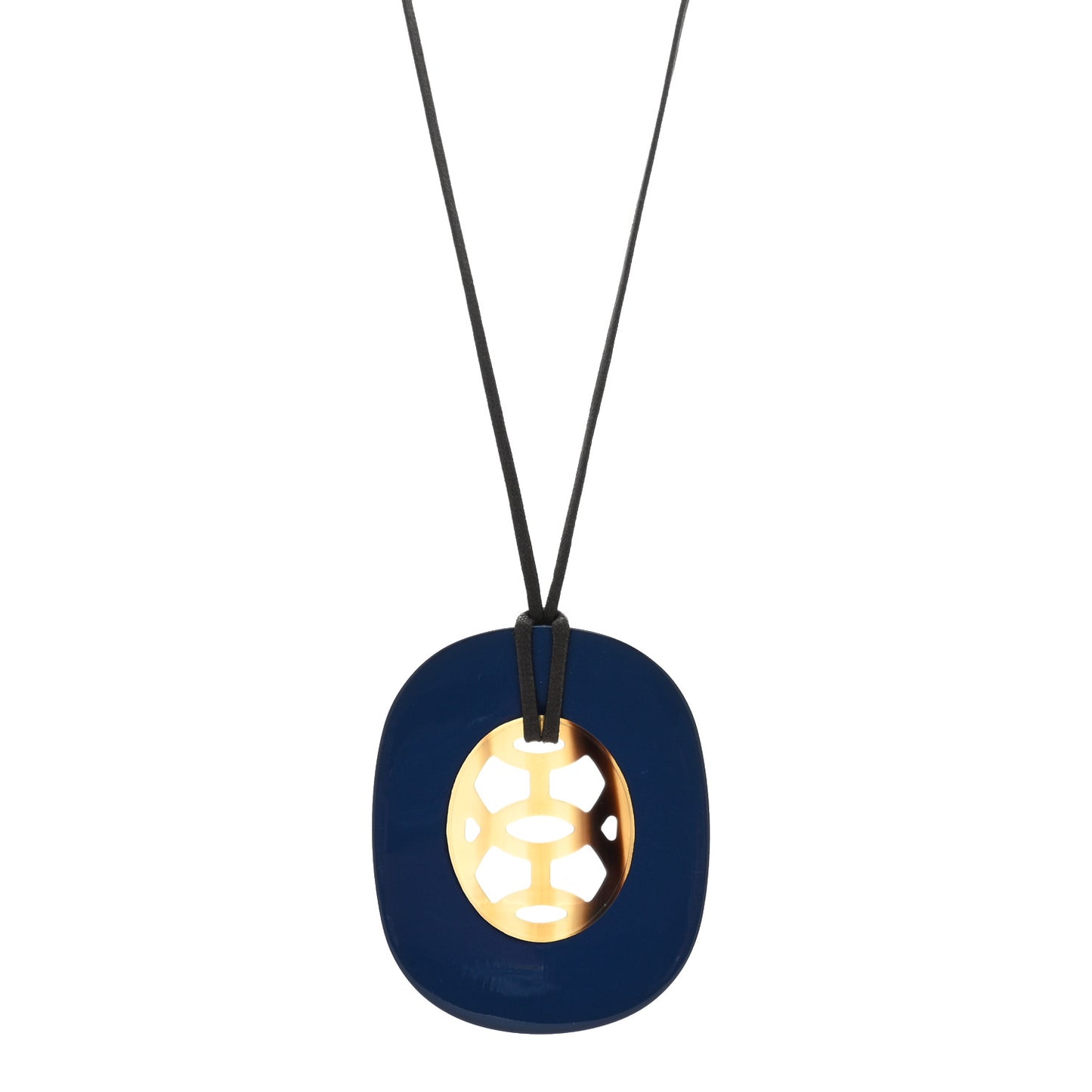 Lacquered Buffalo Horn Lift Necklace GM