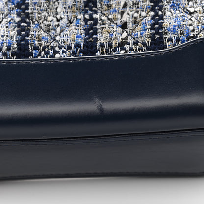 Chanel Tweed Calfskin Small Gabrielle Hobo Blue 12 of 12