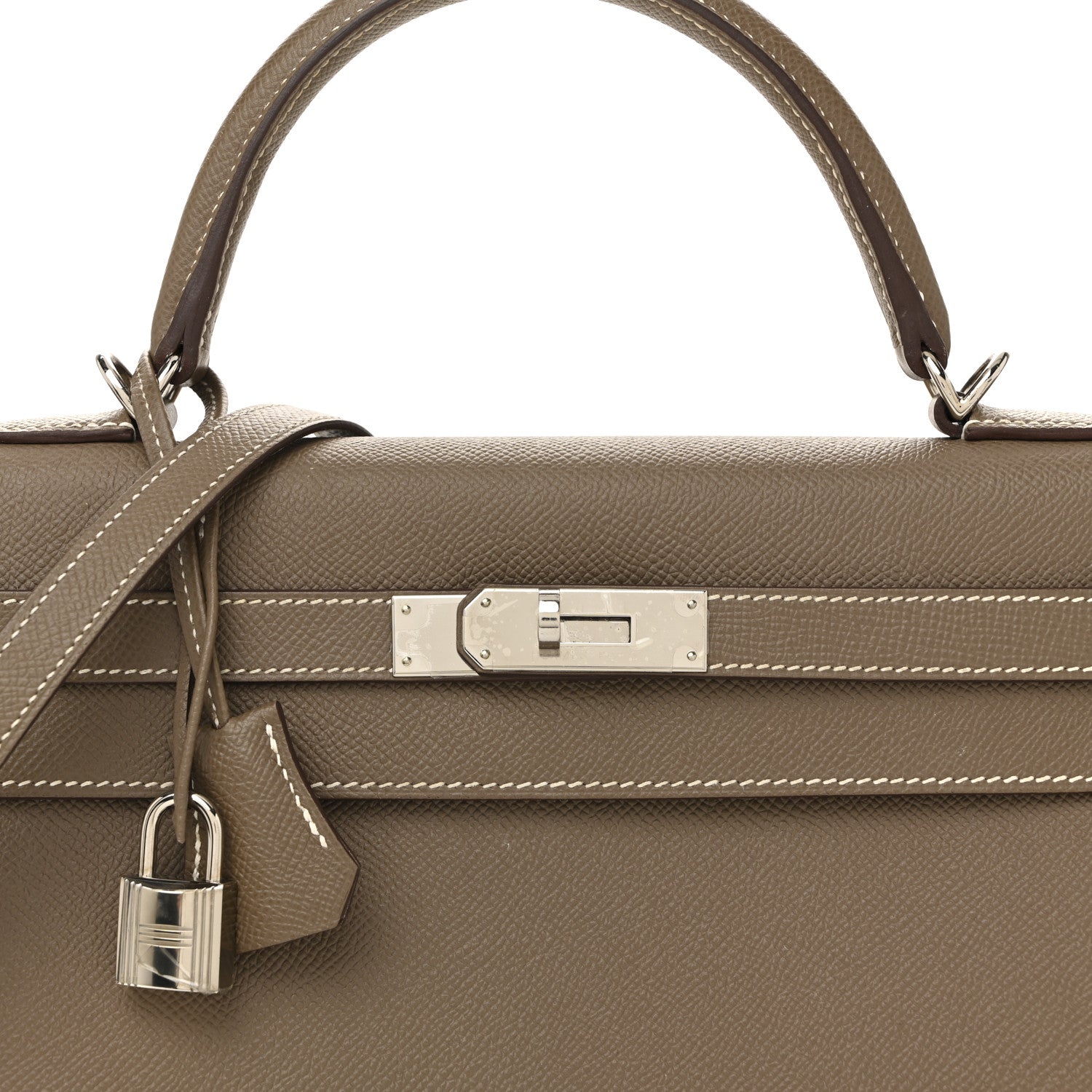 Hermes Epsom Kelly Sellier 32 Etoupe 8 of 17