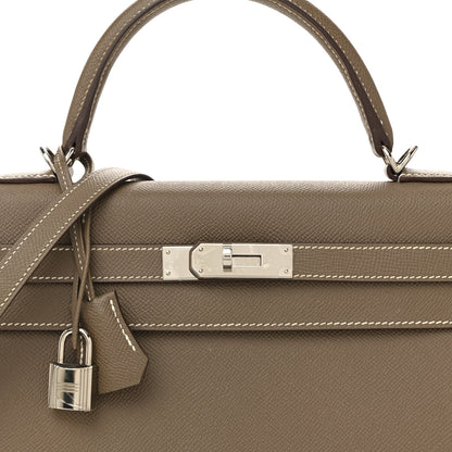 Hermes Epsom Kelly Sellier 32 Etoupe 8 of 17