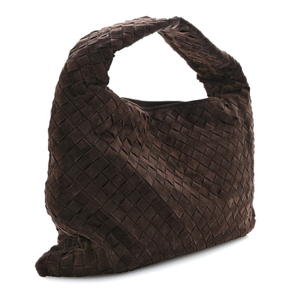 Bottega Veneta Suede Intrecciato Small Hop Fondant 3 of 12