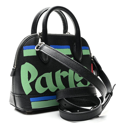 Balenciaga Signature Grained Calfskin Car Tag Print XXS Ville Top Handle Bag Black TBC 3 of 9