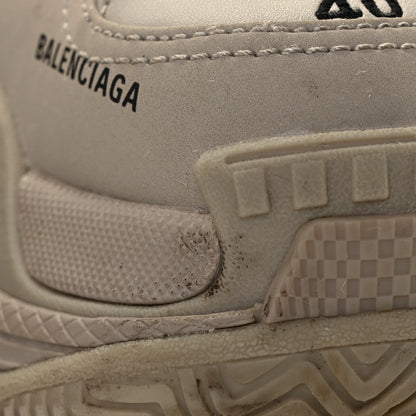 Balenciaga Technical Fabric Allover Logo Mens Triple S Sneakers 40 Beige Black 8 of 8