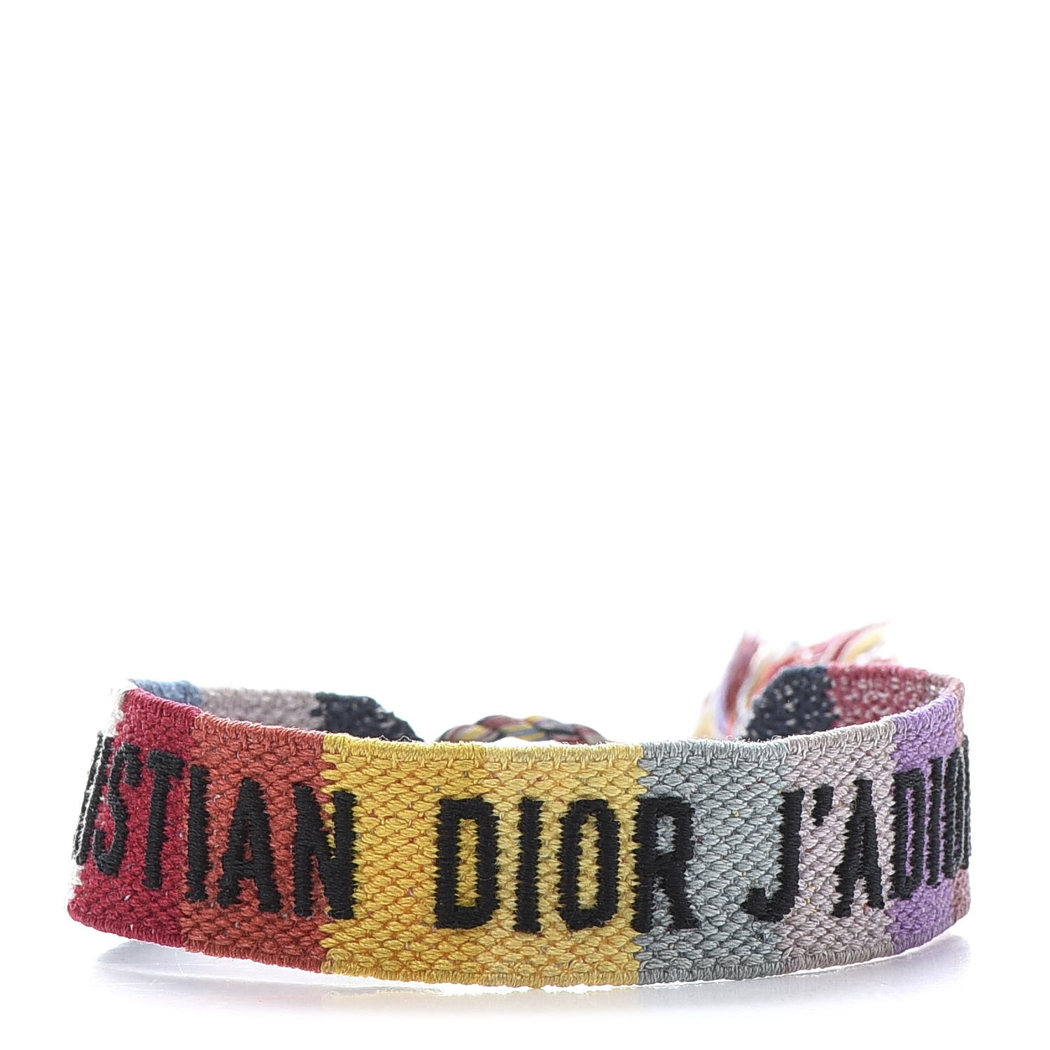 Christian Dior Woven Cotton J'Adior Friendship Bracelet Set Multicolor 6 of 8