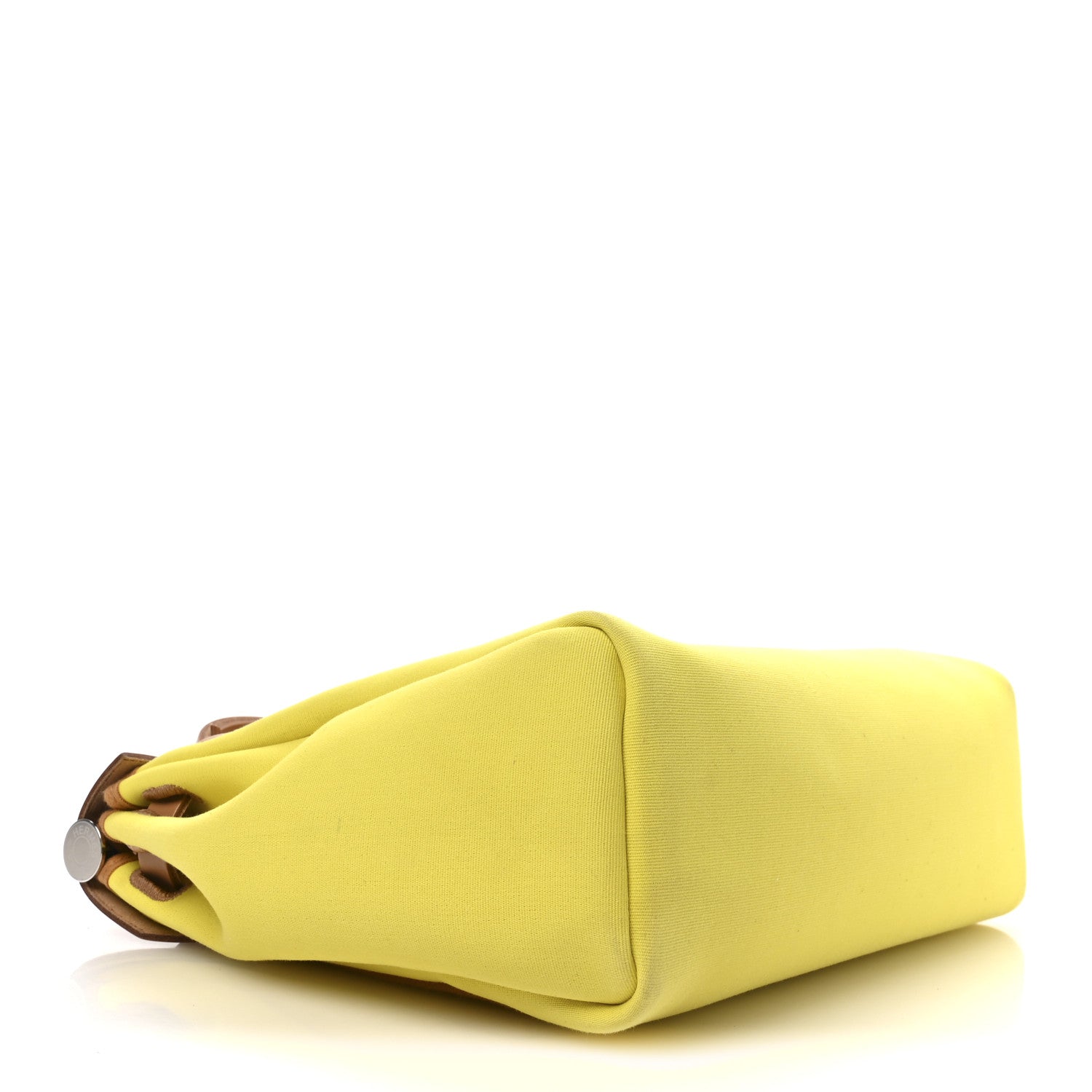 Hermes Military Toile Vache Hunter Herbag Zip Retourne 31 PM Lime Naturel Sable Rouge Garance 5 of 11
