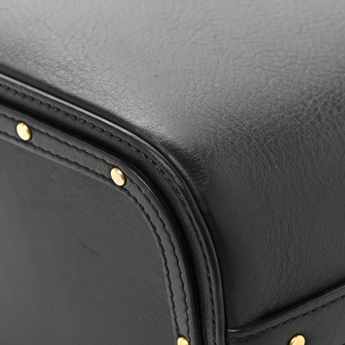 Smooth Calfskin Small Roy Bucket Bag Black