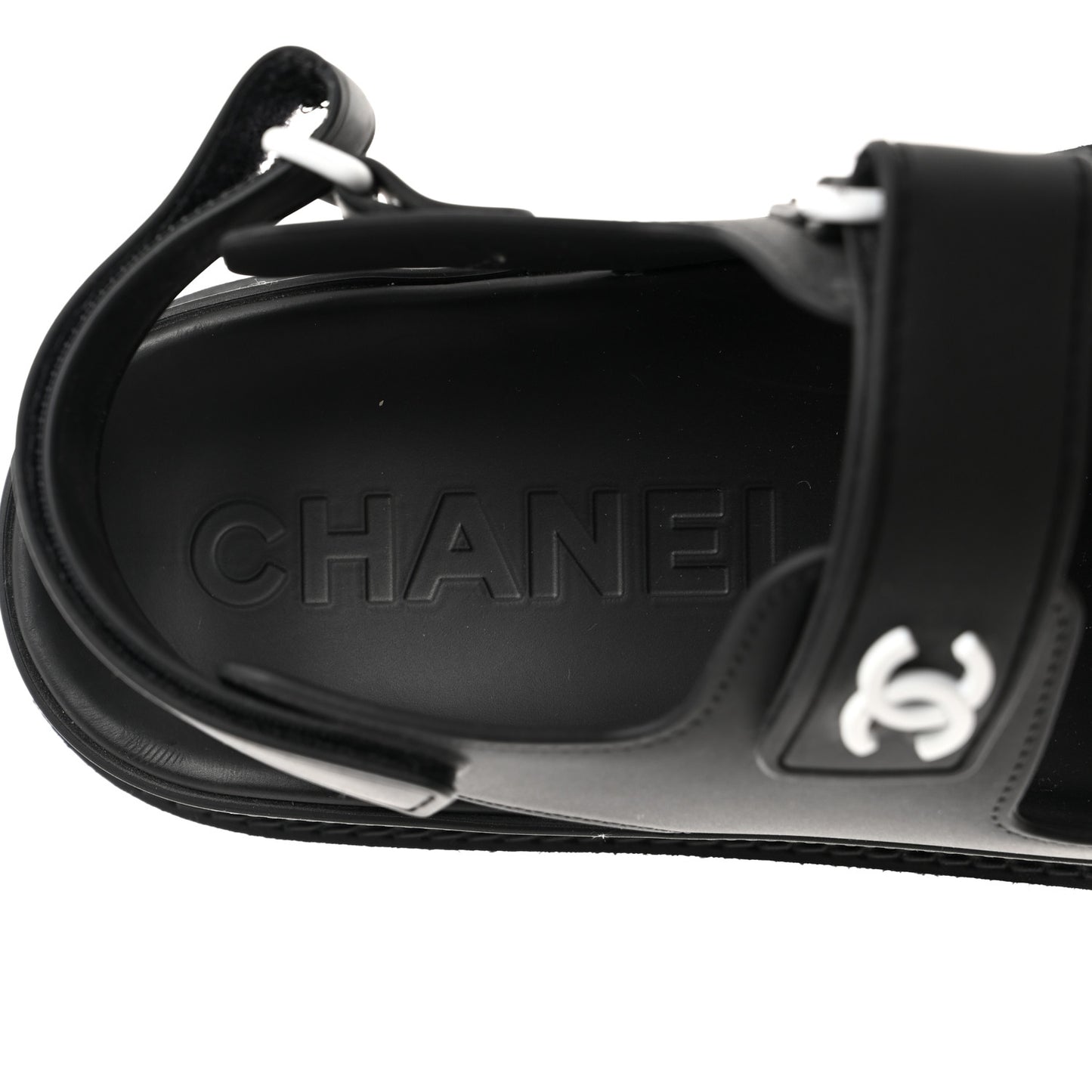 Rubber CC Dad Sandals 35 Black