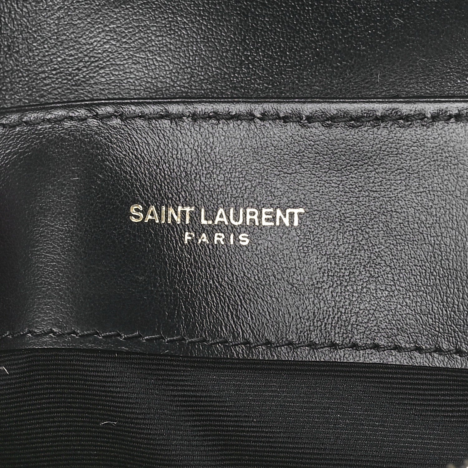 Saint Laurent Calfskin Y Quilted Monogram Small Loulou Chain Satchel Black 6 of 12