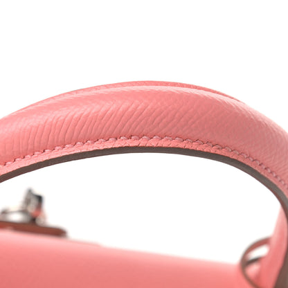 Hermes Epsom Kelly Sellier 25 Rose Confetti 10 of 11