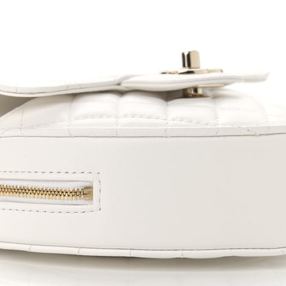Chanel Lambskin Quilted CC In Love Heart Bag White 9 of 11