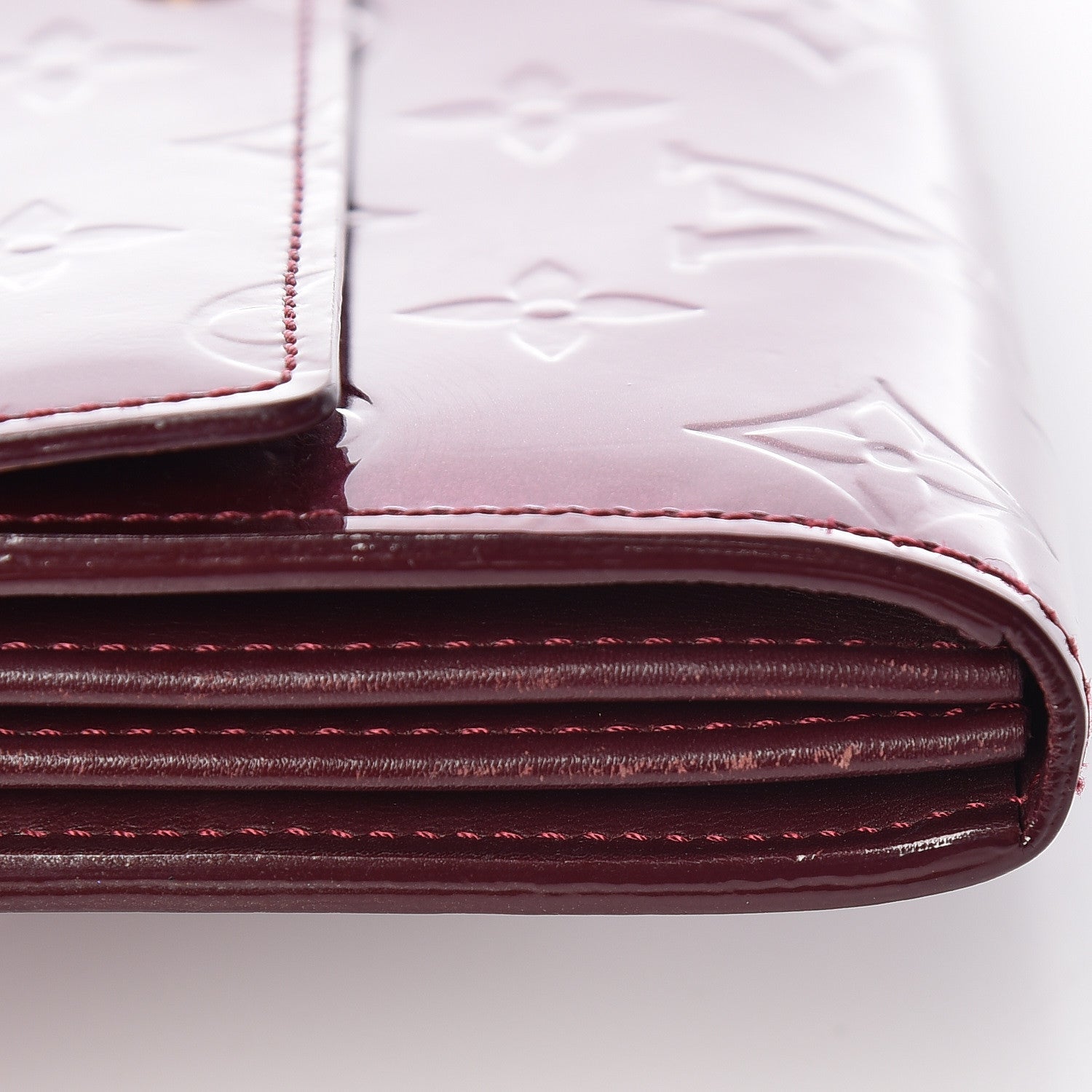 Louis Vuitton Vernis Sarah Wallet Rouge Fauviste 9 of 15