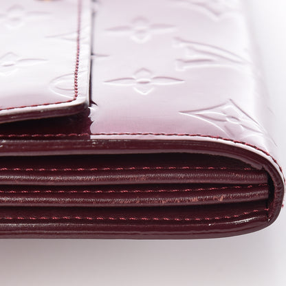 Louis Vuitton Vernis Sarah Wallet Rouge Fauviste 9 of 15