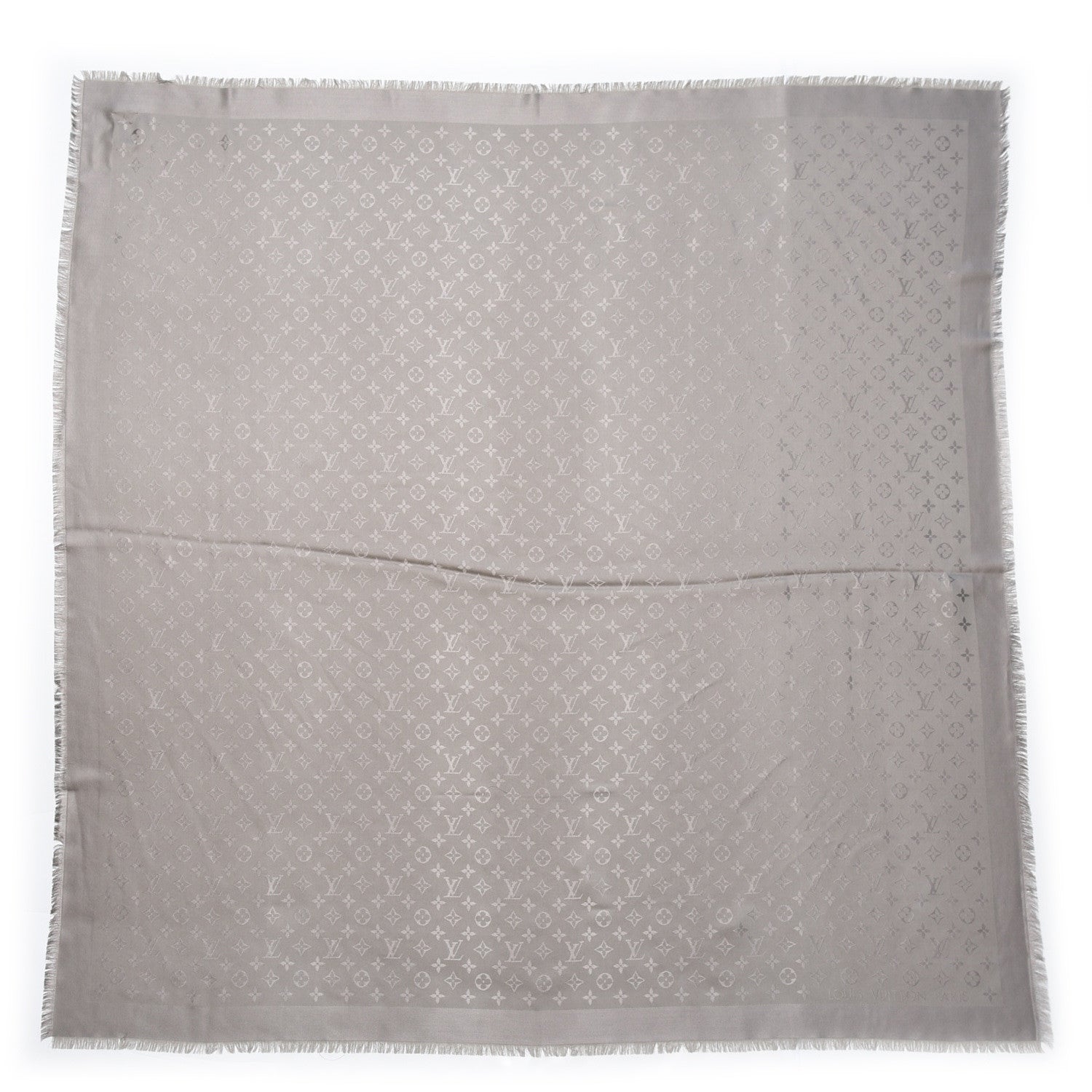 Louis Vuitton Silk Wool Monogram Shawl Verone 2 of 4