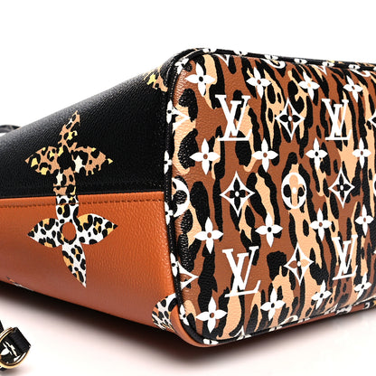 Louis Vuitton Monogram Giant Jungle Neverfull MM Black 11 of 12