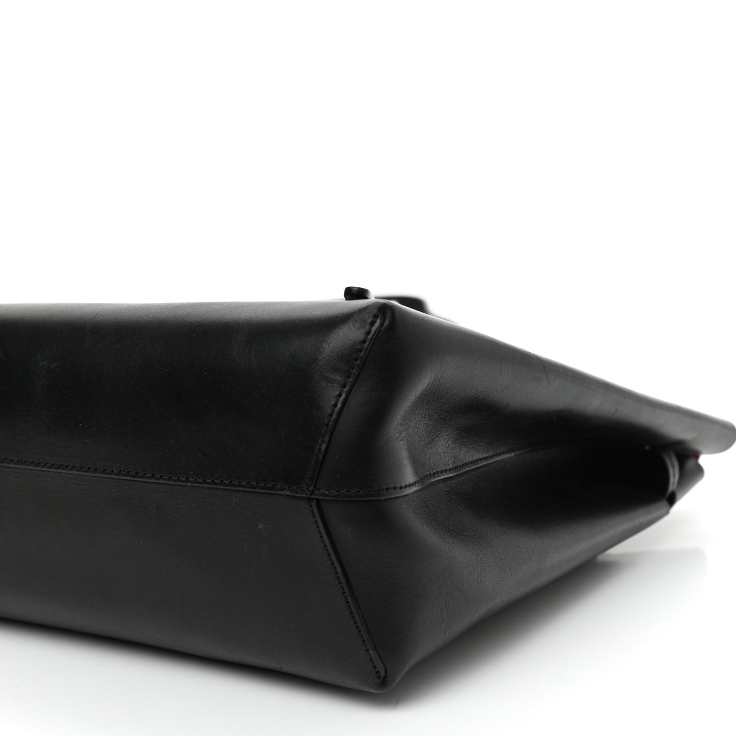 Calfskin Mini Lady Bag Black Flamma